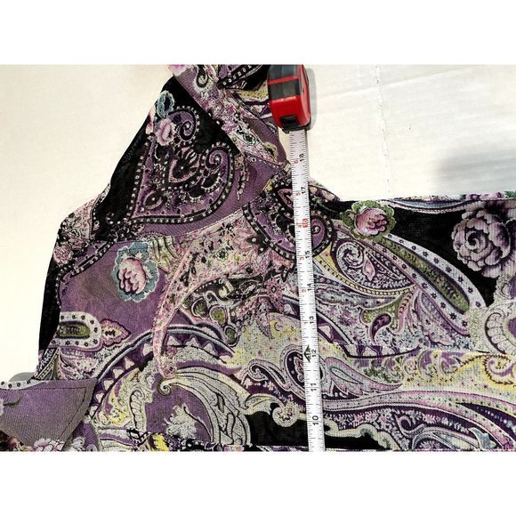 VINTAGE‎ JULIO JULIO SPORT DEPORTIVO WOMANS SIZE M/L paisley PATTERNED TOP | G1 - Picture 4 of 6